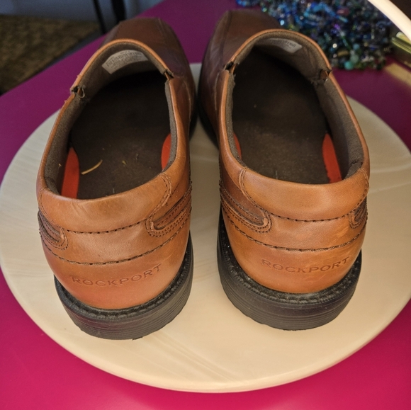 Men's Brown Leather Loafers - Picture 4 of 12